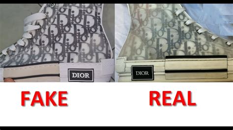 dior b23 high fake|Real vs fake Dior B23 sneakers. How to spot fake Dior Oblique .